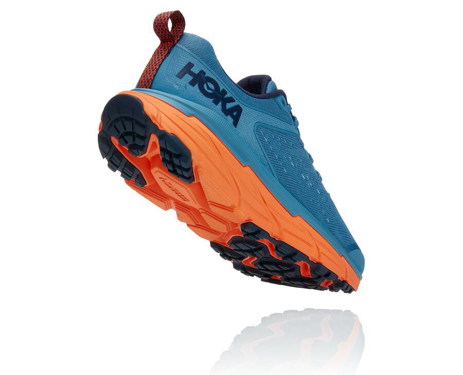 Hoka Australia One One Challenger ATR 6 - Mens Trail Shoes Blue - NMGHJ-5496